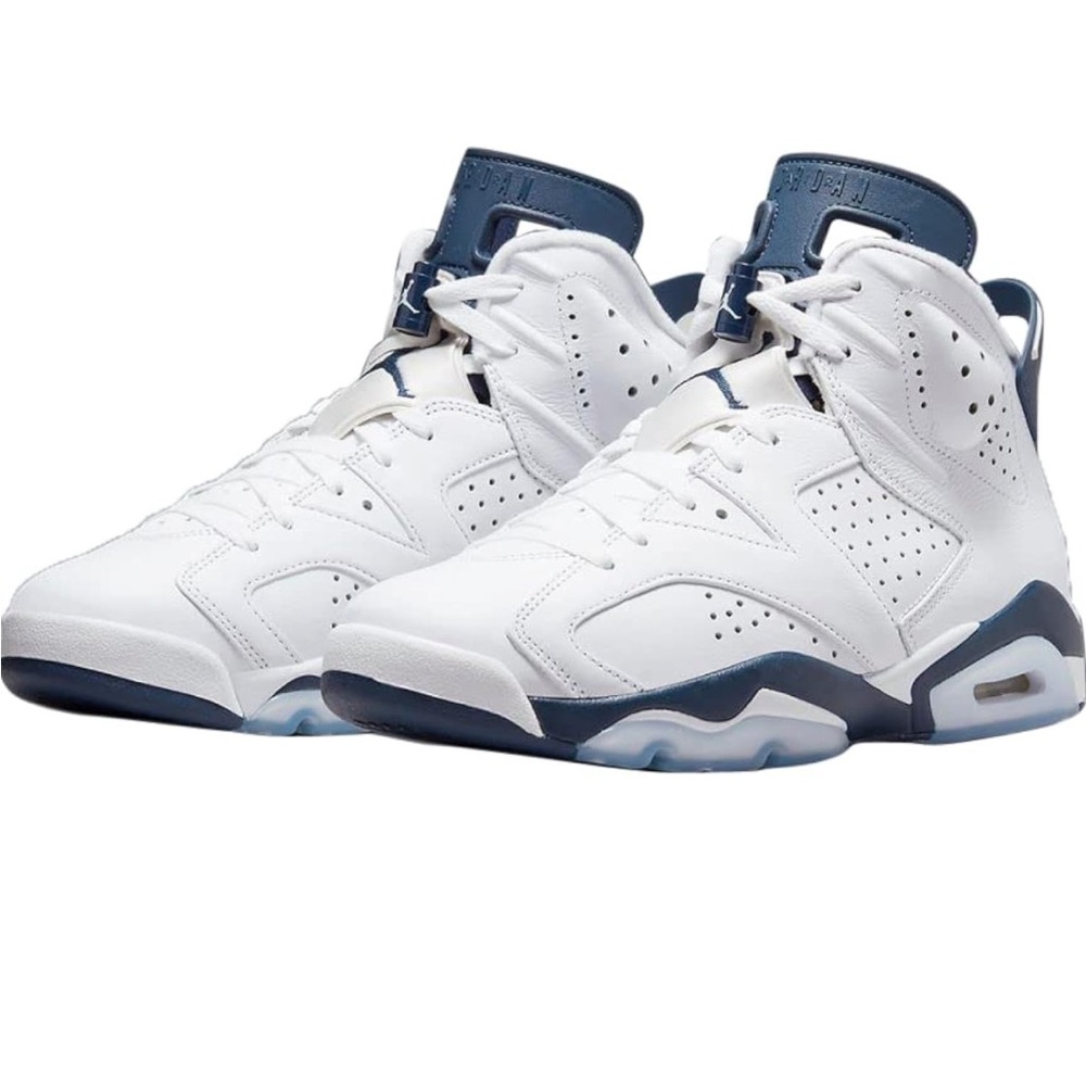 Men's White and Blue SneakersAir Jordan Retro  Midnight brand new!